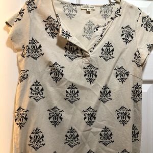 Artisan NY Cream Damask Blouse